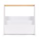 Ecotoys Montessori Kids Bookshelf, 2 Levels, White