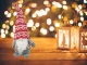 Christmas Gnome, Grey, 38 cm