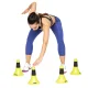 PROUD Plastic Sports Cones For Training - 4 pcs, Green