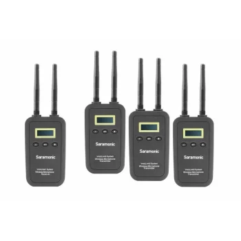 Saramonic VmicLink5 RX + 3x TX Wireless Audio System (5.8 GHz)