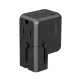 Choetech PD6038 USB-C USB-A PD 20W Travel Charger USA EU UK AU - Black