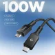 Spigen EB10010CC USB-C to USB-C Cable 100W 100 cm - Black