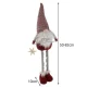 Ruhhy Telescopic Christmas Gnome White/Grey/Red 82cm
