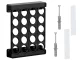 Coffee Capsule Holder, Wall / Freestanding Stand, 20 pcs, Black