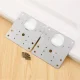 Malatec Hinge Repair Plates, 4 pcs, 9x9 cm
