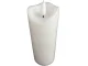 LED Candle with Moving Flame, 12.5x5cm, White