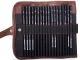 Professional Drawing and Sketching Art Set in Roll-up Case, 29 Pcs