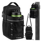 Magnetic Gym Bag Trizand 4.5L Fitness Organizer, Black