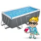 Bestway Power Steel Frame Pool 412x201x122 cm, 17-in-1 Set