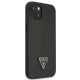 Guess Saffiano Triangle Logo Case for iPhone 13 mini, Black