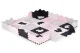 Ecotoys Foam Puzzle Play Mat with Fence, 36 Elements