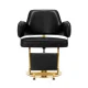 Gabbiano Linz NQ Hydraulic Hairdressing Chair Black and Gold