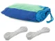Single Garden Hammock 200x80 cm, Green-Blue