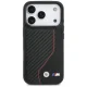 BMW iPhone 17 Pro Case M Carbon Line & Logo MagSafe, Red