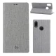 Huawei P Smart Z / Y9 Prime 2019 VILI DMX Cross Texture Leather Wallet Cover Case, Grey