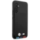 BMW Samsung Galaxy A54 Case Leather Stamp Tricolor, Black