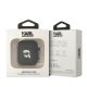 Karl Lagerfeld Чехол для AirPods Silicone Karl\'s Head 3D Черный