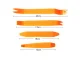 Car trim removal tool set, 4 pcs, orange