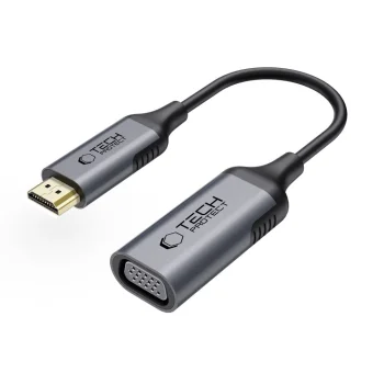 Tech-Protect UltraBoost HDMI to VGA Full HD 60Hz Adapter - Black