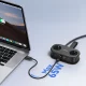 Orico AP3 65W GaN 6-in-1 Power Strip 2x AC, 2x USB-A, 2x USB-C - Black