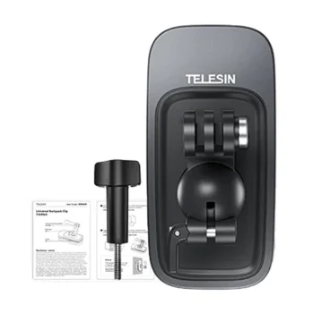 Telesin Backpack Strap Clip Mount for Action Cameras GP-JFM-009