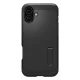 Spigen Tough Armor MagSafe Case with Stand for iPhone 16 - Black