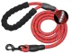 Heavy Duty Reflective Rope Dog Leash with Padded Handle, Red