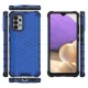 Armored Case for Samsung Galaxy A03s with Honeycomb Pattern, Blue