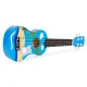 Ecotoys MF019H Wooden Ukulele for Kids, 4 Nylon Strings, with Pick