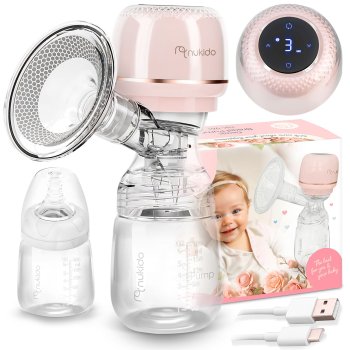 Electric Breast Pump, Lactator, Pink (Nukido NK-961)