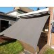 Awning sail sun and rain shade 3.6x3.6 m, gray