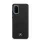 Mercedes Silicone Line vāciņš Samsung Galaxy S20+ telefonam, Melns