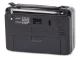Portable Retro Radio FM AM SW, Black
