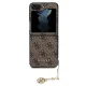 Guess 4G Charms Case for Samsung Galaxy Z Flip5, Brown