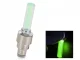 Luminous Bicycle Valve Caps with LED and Motion Sensor, 2 pcs, Green