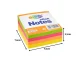 Self-Adhesive Sticky Notes Pad, 400 Sheets, 76 x 76 mm, Multi-Color