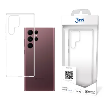 3Mk Armor Case for Samsung Galaxy S22 Ultra 5G, Transparent