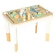 LULILO LUDO Wooden Educational Activity Table 2-in-1, Mint