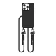 Tech-Protect iPhone 16 Pro Case MagNecklace with Lanyard, Black