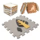 Kids Foam Floor Multicolor Puzzle Mat Dinosaurs - 36 pcs, 30x30cm