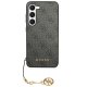 Guess Samsung Galaxy A35 Case 4G Charms Collection, Black
