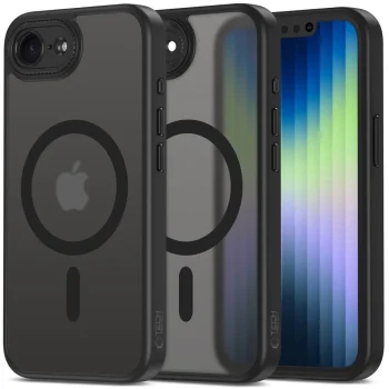 Tech-Protect MagCam MagSafe Case for iPhone 16e / 17e, Matte Black