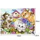 Maaleo Paint by Numbers Kit Kittens, 40x50 cm