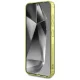 Guess 4G Glitter Triangle Buttons MagSafe Case for Samsung Galaxy S25 Brown