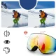 Rockbros SP284 Kids Ski Goggles Anti-Fog with UV Filter - Black