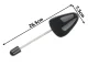 Spring Shoe Stretchers, Anti-Creasing, 2 pcs, Black, 37-42 Size