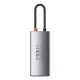 Baseus Metal Gleam 4in1 multifunctional HUB USB Type C - USB Type C Power Delivery 100 W / HDMI 4K 30 Hz / 1x USB 3.2...
