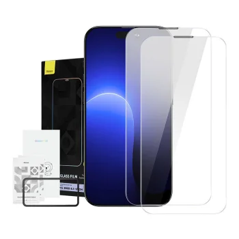 Baseus Crystal Tempered Glass 0.3mm for iPhone 14 Pro (2 pcs)