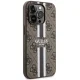 Guess 4G Printed Stripes MagSafe Case for iPhone 14 Pro Max, Brown