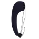 Inflatable Travel Pillow with Seat Attachment, Navy Blue